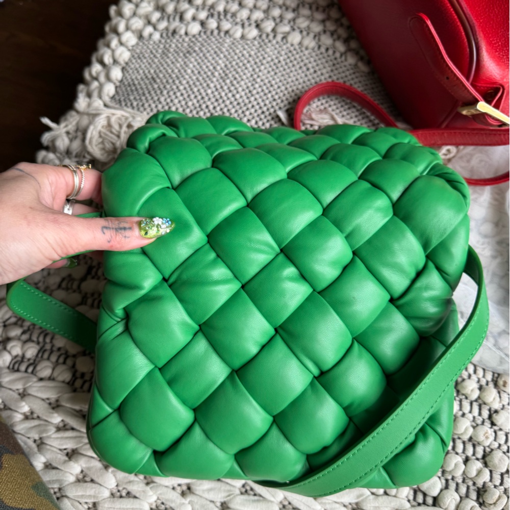 JW PEI Green Quilted Puffy Crossbody Bag - Picture 7 of 15